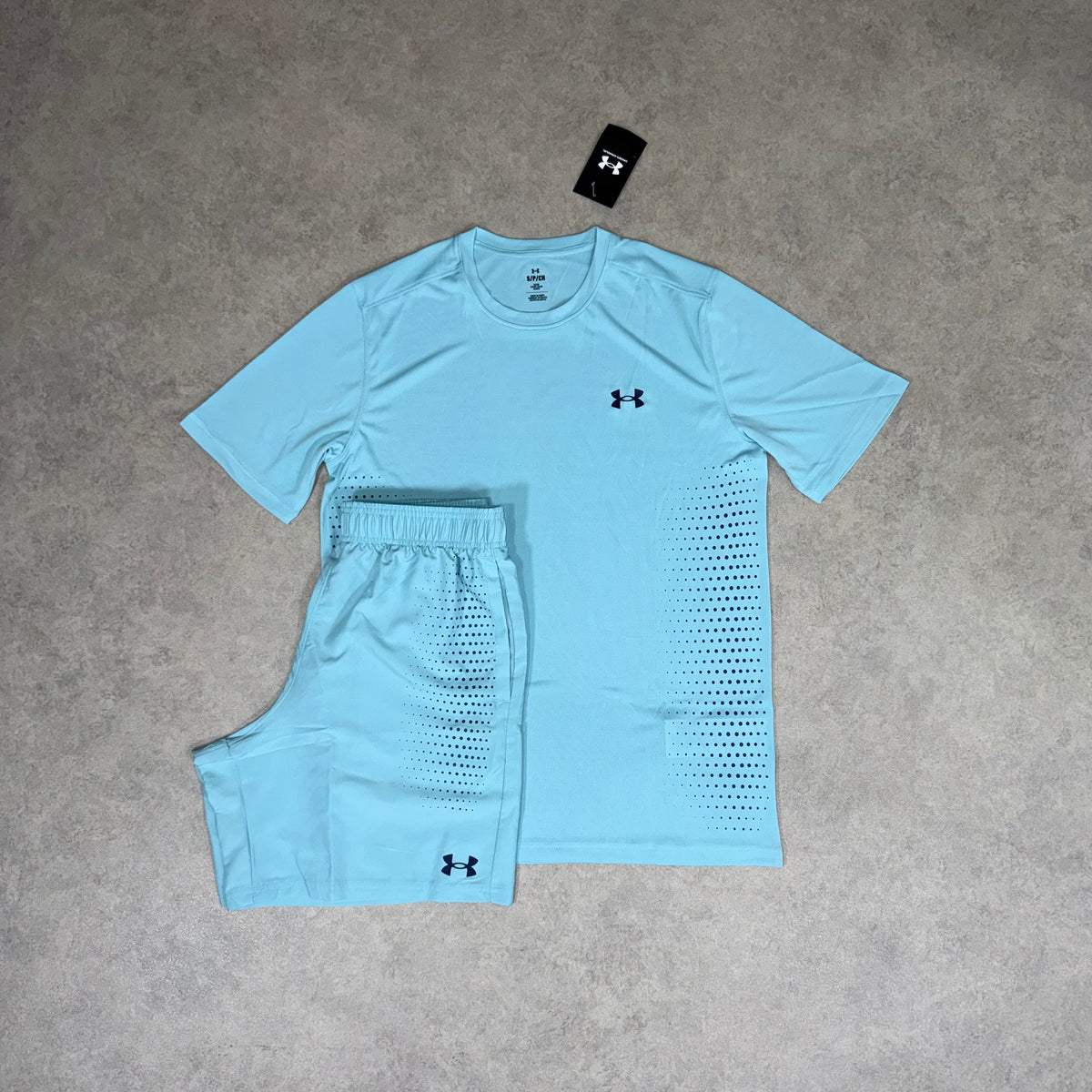 Under Armour Tech Play Short set - Aqua Blue