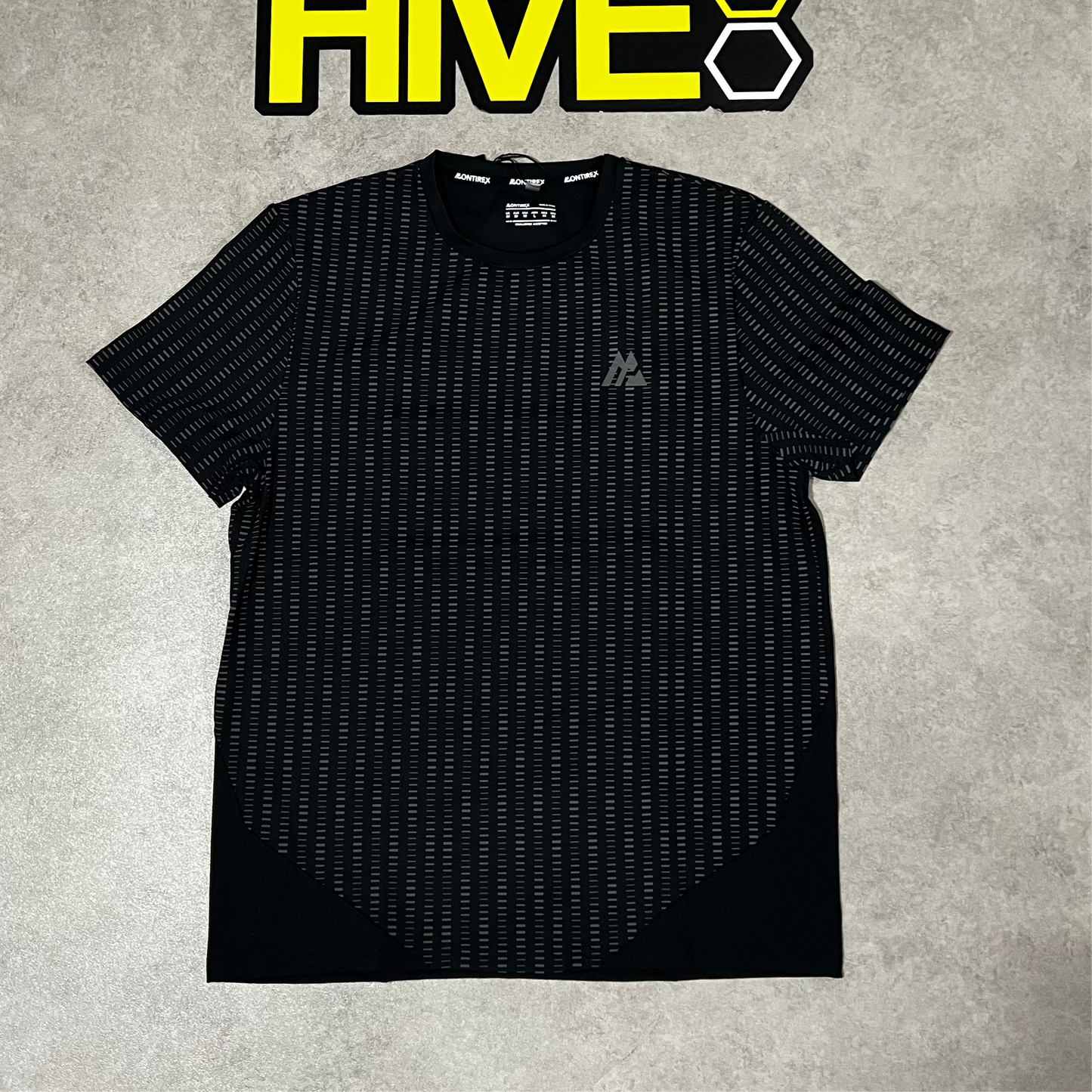 MONTIREX TEMPO RUN T-SHIRT - BLACK