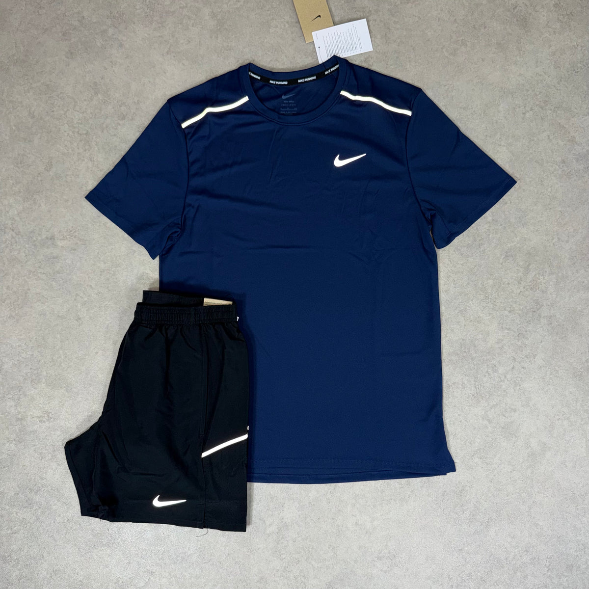 NIKE MILER 4.0 SET - NAVY/BLACK