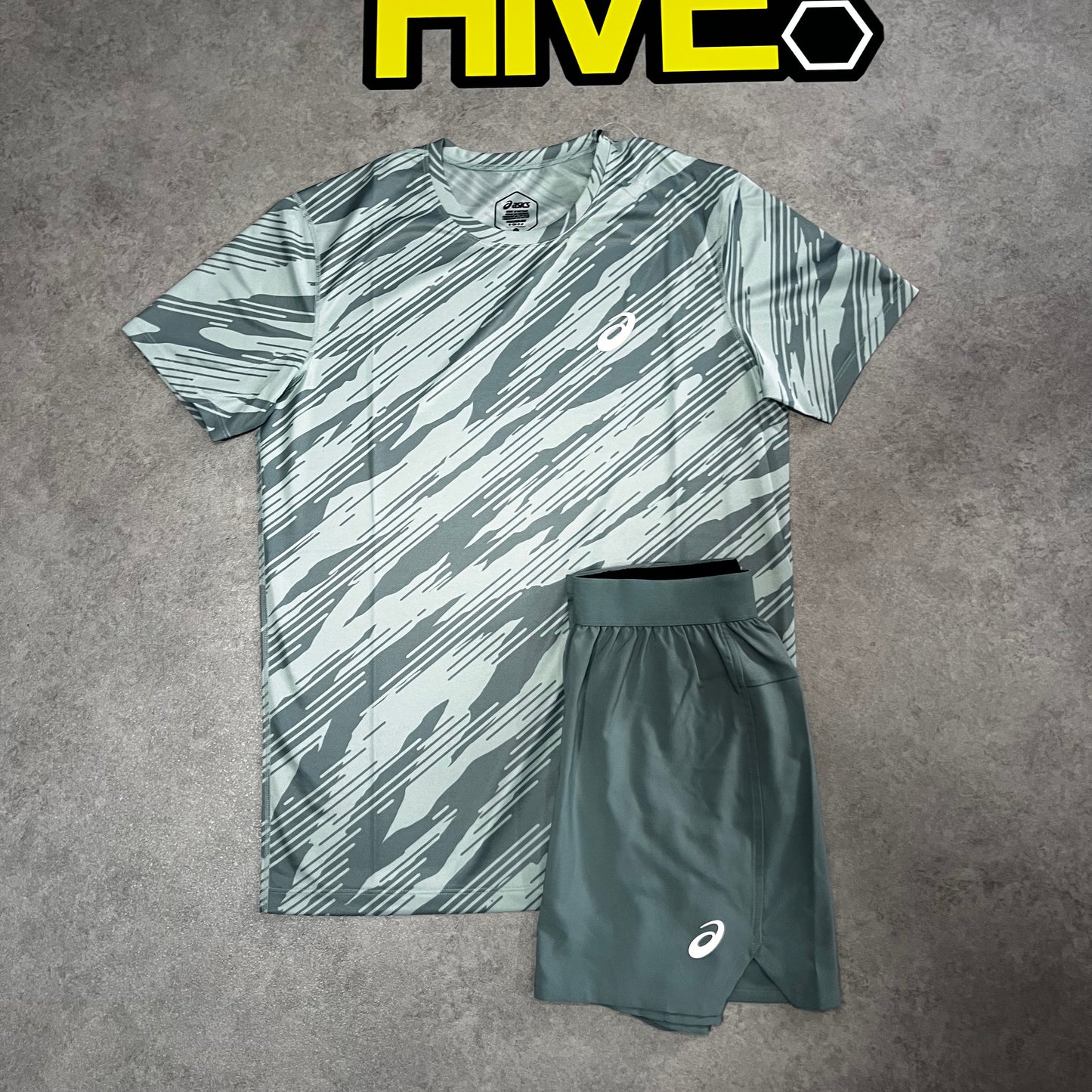 ASICS - Light Celadon/Celadon T-shirt & short set