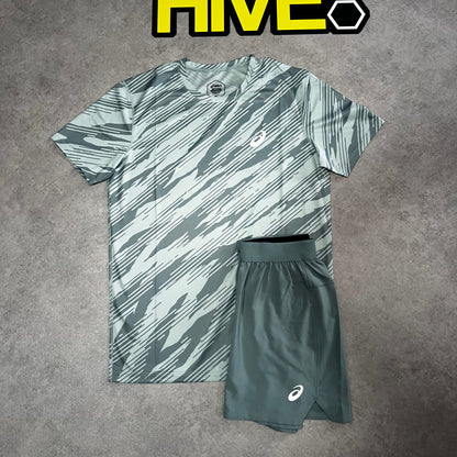 ASICS - Light Celadon/Celadon T-shirt & short set