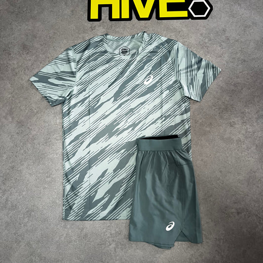 ASICS - Light Celadon/Celadon T-shirt & short set
