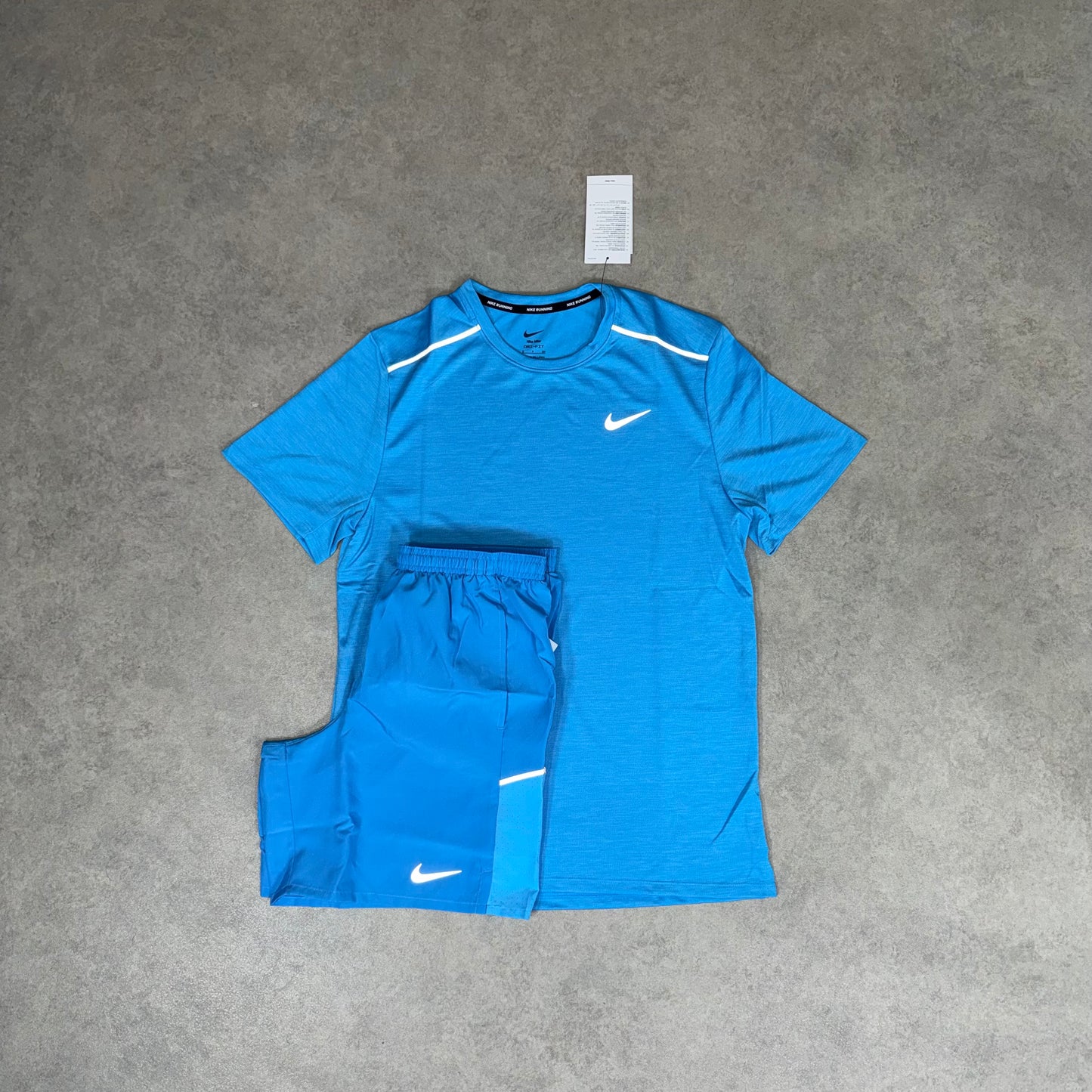 Nike miler Uv Short set - Blue