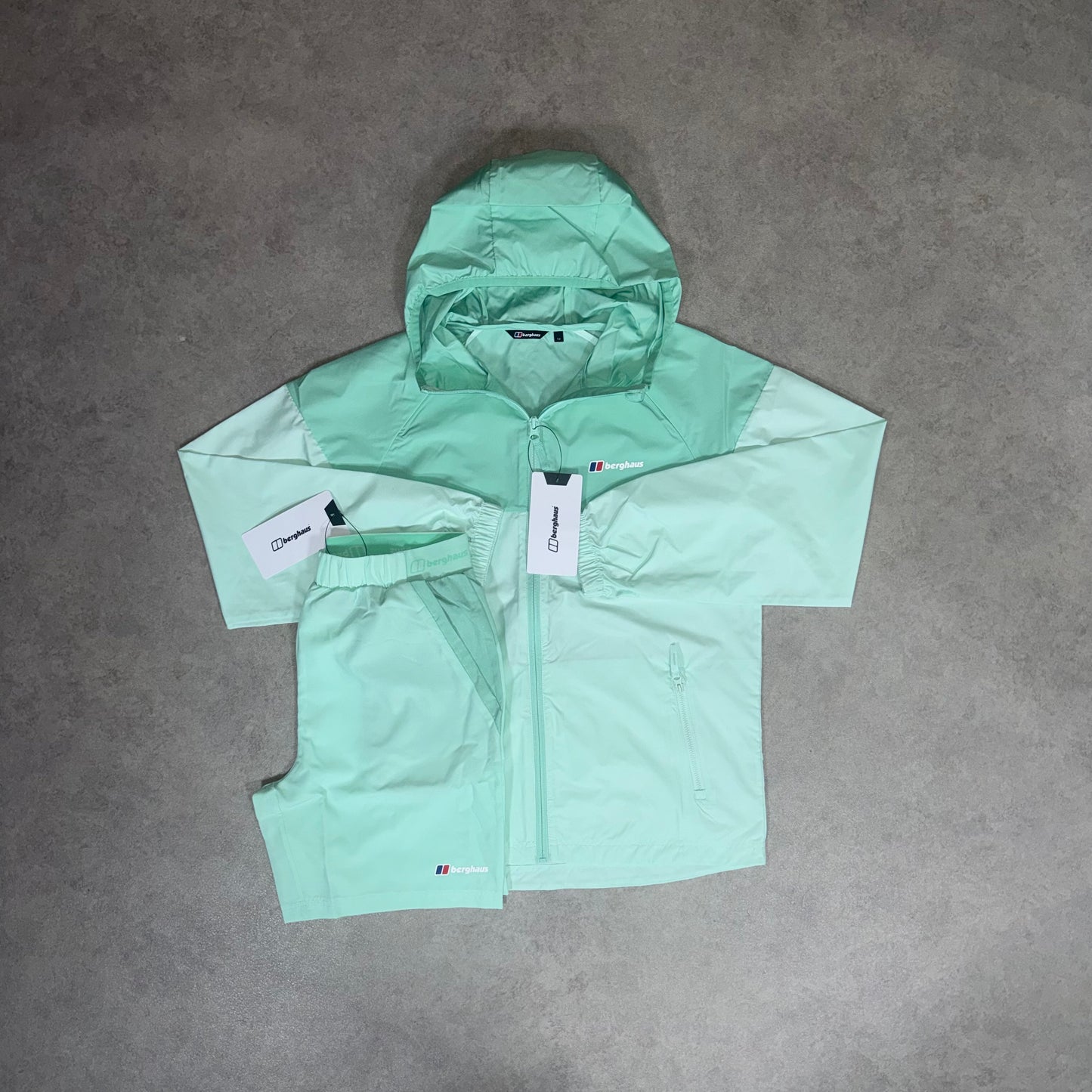Berghaus wandermore Short set juniors - Mint Green