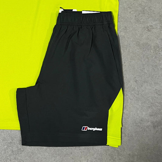 BERGHAUS STANOPE SHORTS- NEON GREEN