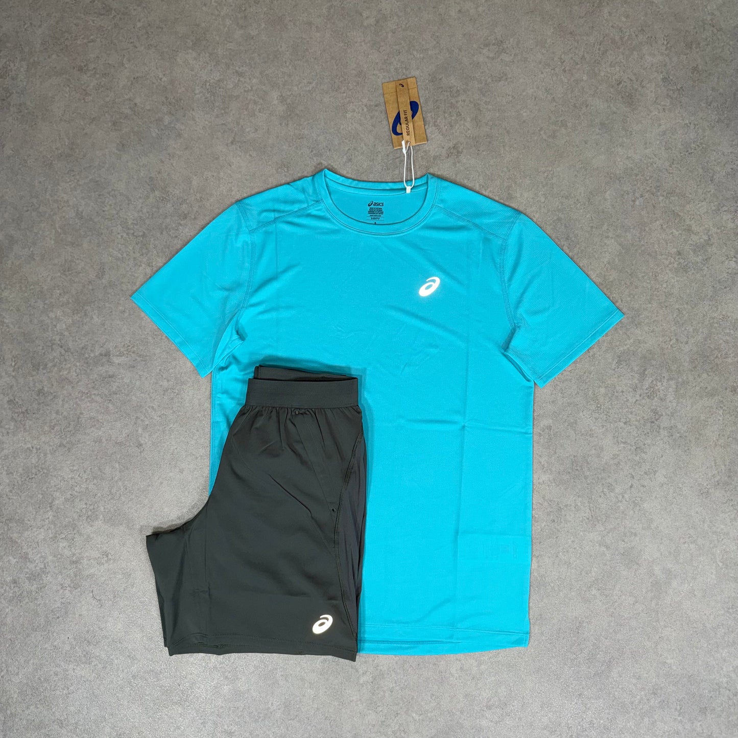 Asics core Short set - Aqua