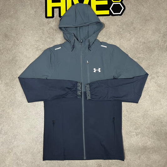 UNDER ARMOUR VANISH JACKET - GREY/NAVY