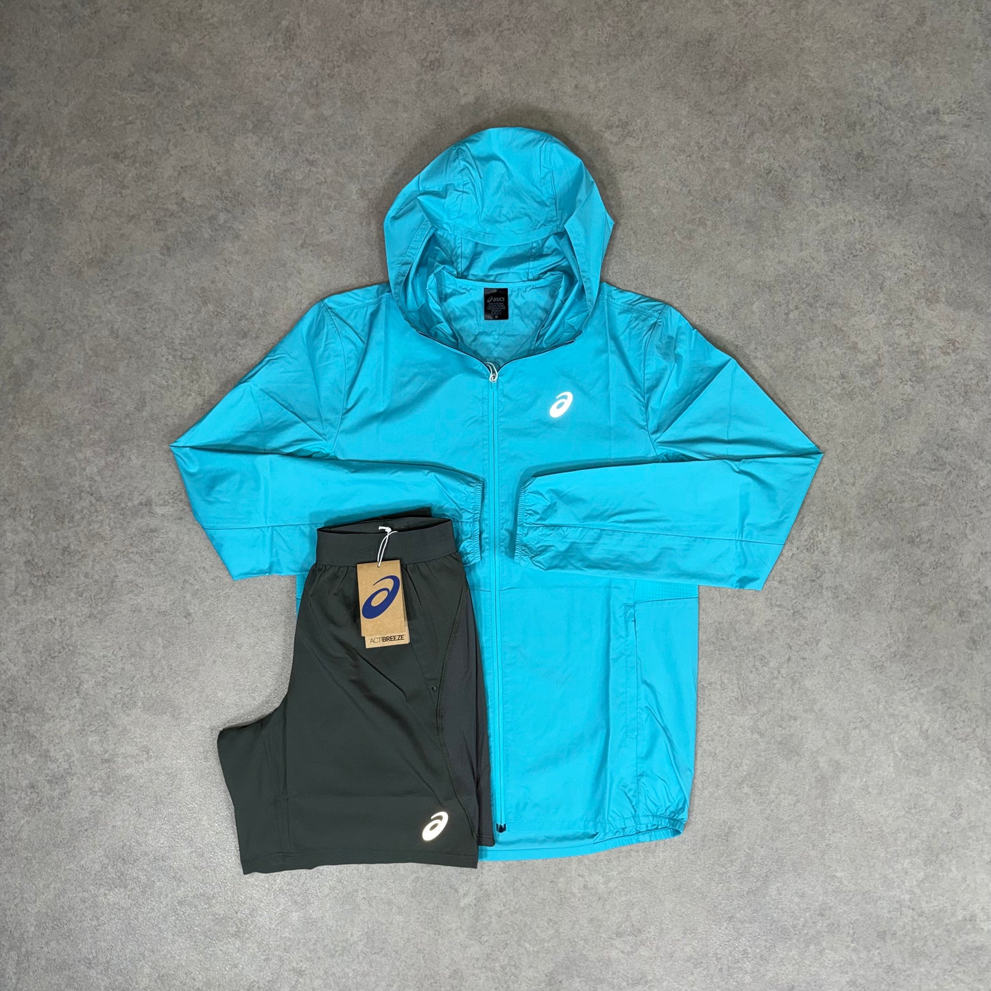 Asics core jacket set - Aqua