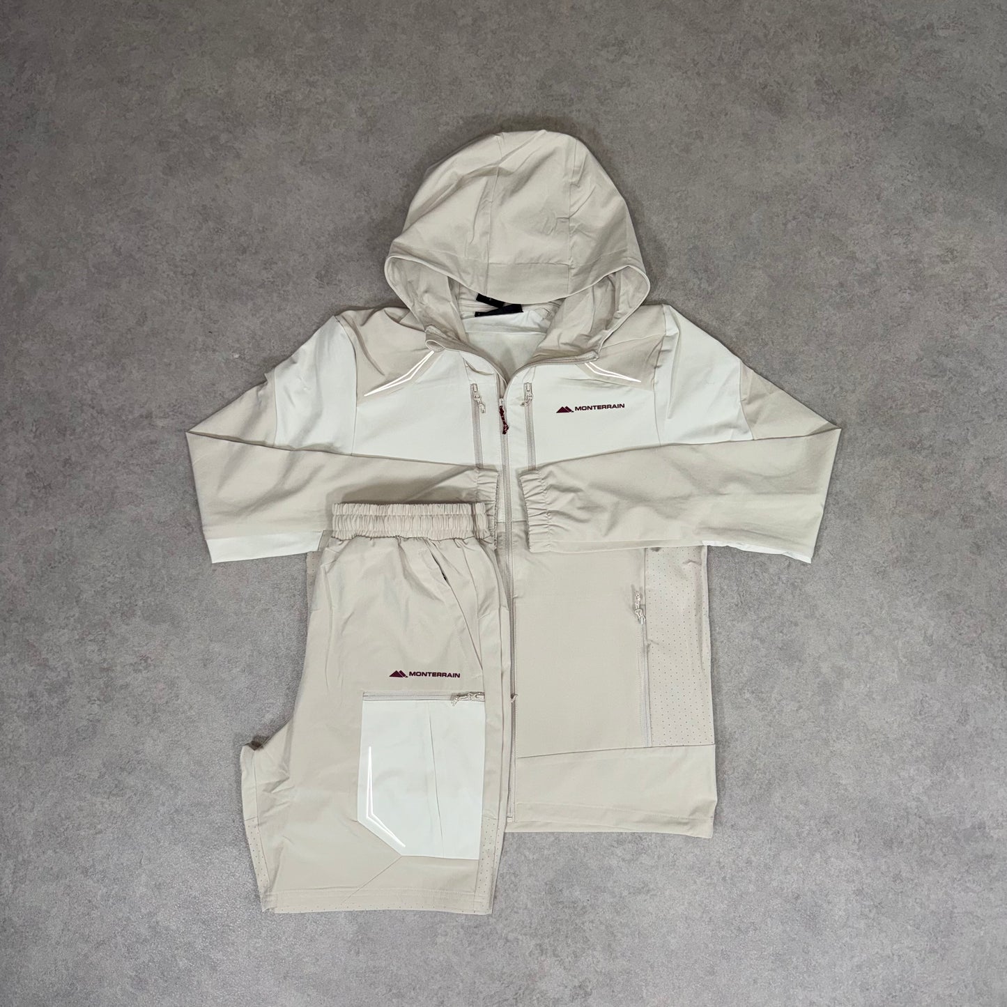 Monterrain Orbit jacket set - Cream Beige