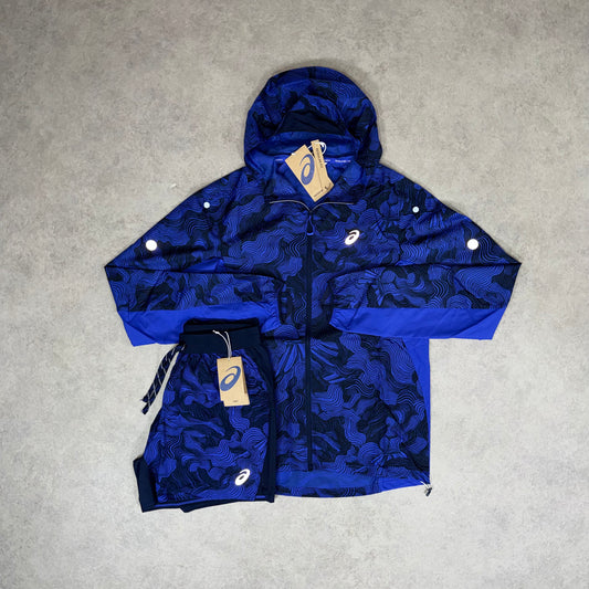 Asics Fujitrail set - Midnight Blue/Purple