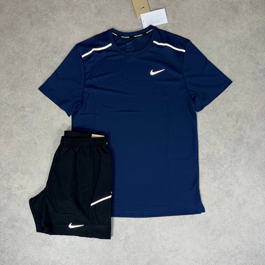 NIKE MILER 4.0 SET - NAVY/BLACK