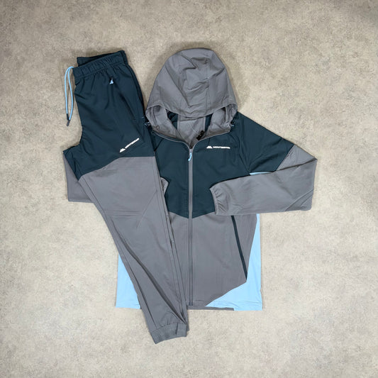 Monterrain Vault Tracksuit - Grey/Blue