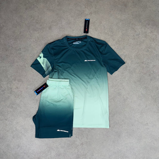 Monterrain Ombré Short set - Teal