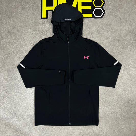 UNDER ARMOUR TECH UTILITY JACKET - BLACK/PINK