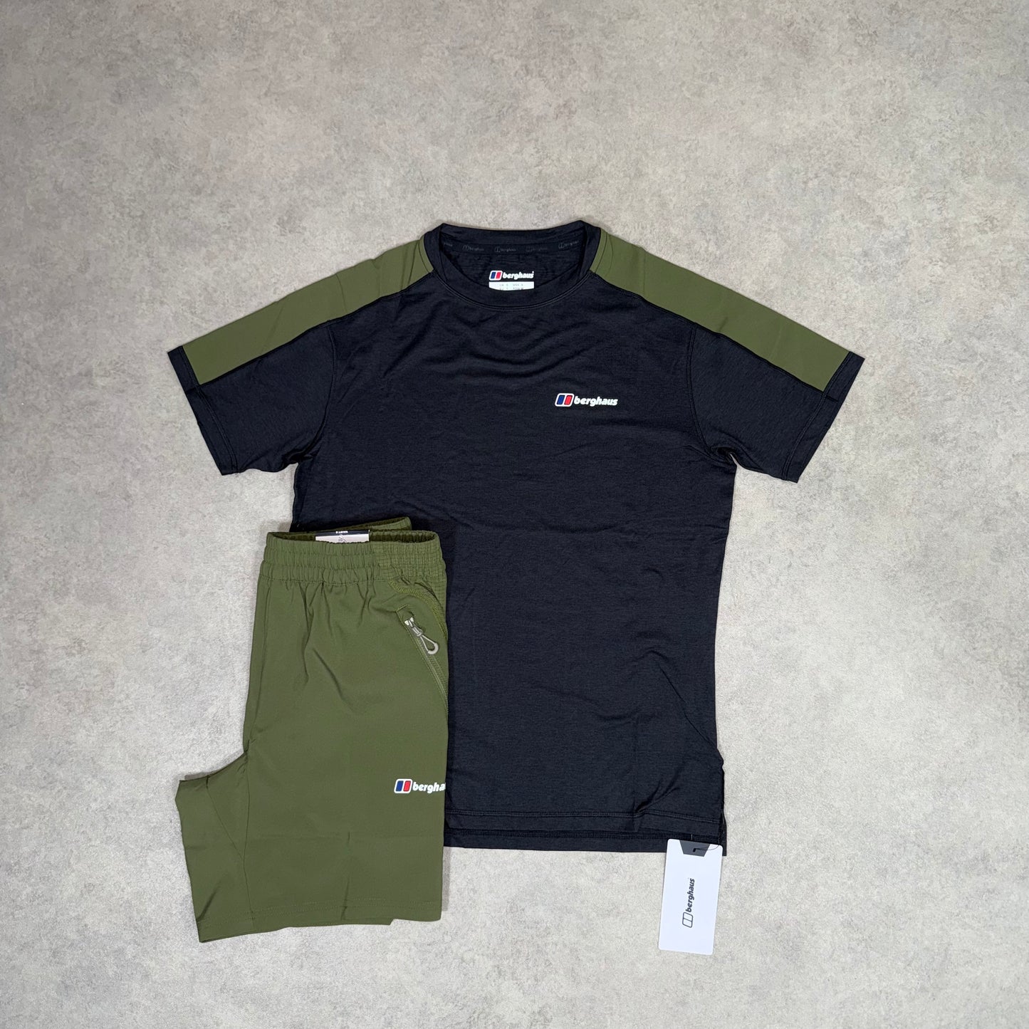Berghaus Fardndale tech short set - Khaki/Black