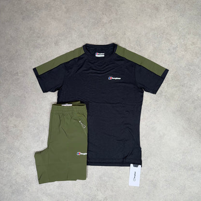 Berghaus Fardndale tech short set - Khaki/Black