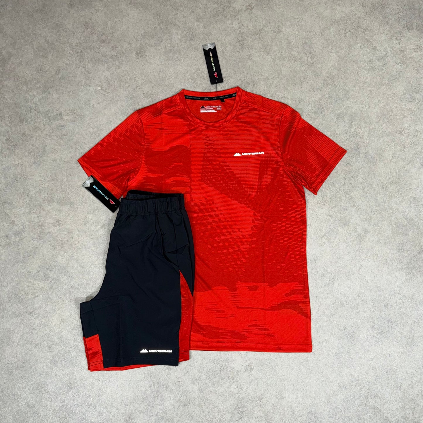 Monterrain Divide Short Set - Red
