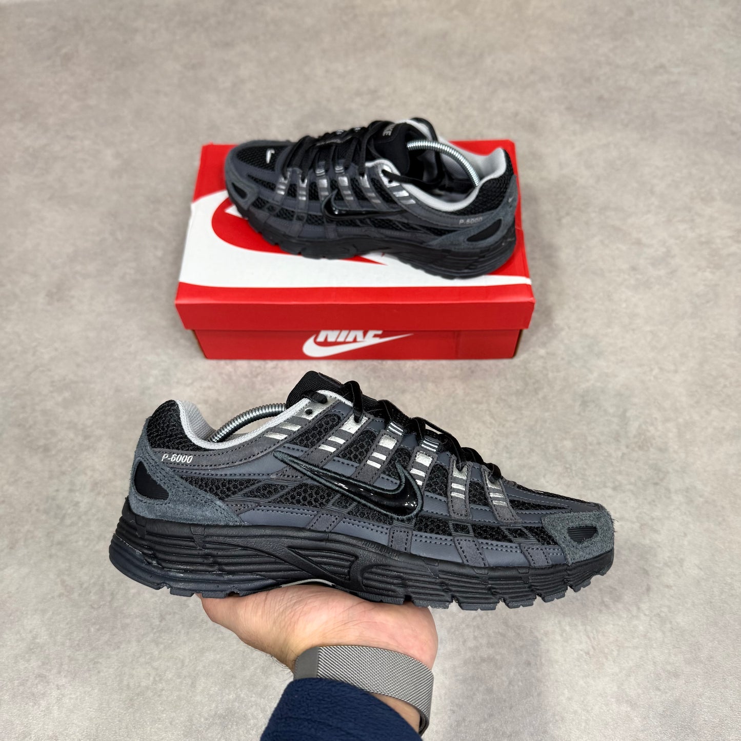 Nike p6000 - Black Suede